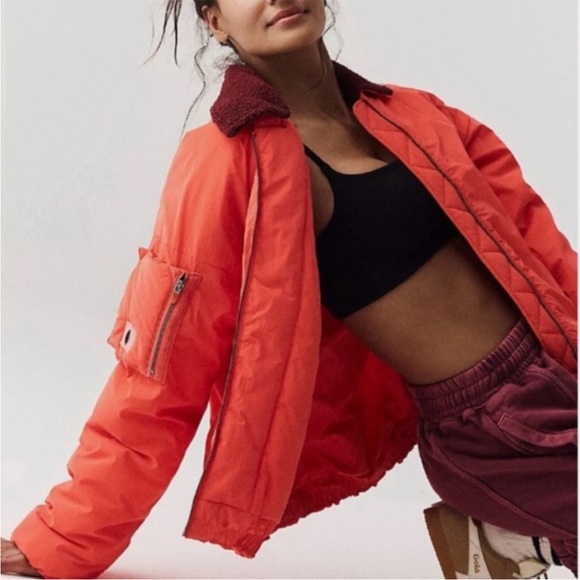 NWOT FP Movement Free People Outpost Bomber Jacket size Medium - Picture 2 of 6